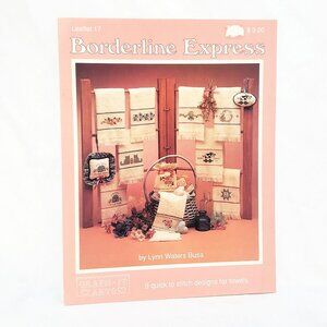 Borderline Express Cross Stitch Leaflet 17 Graph-it Arts Lynn Waters Busa Cat